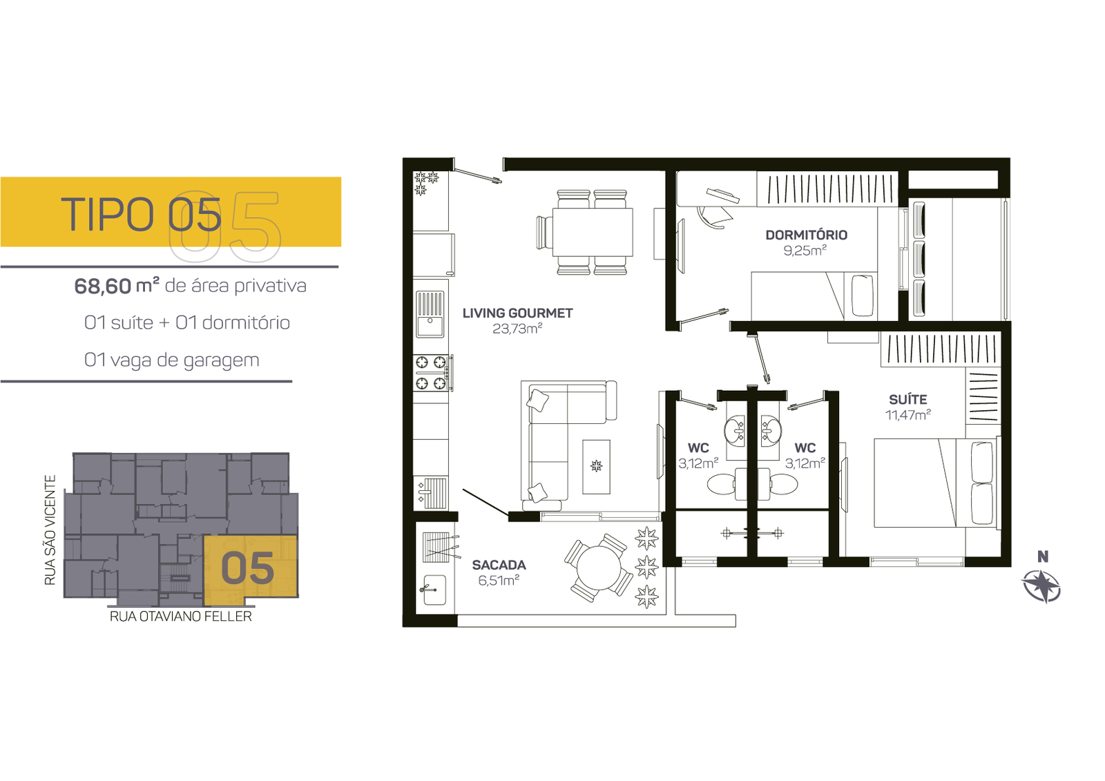 Planta 5 de Line Residence