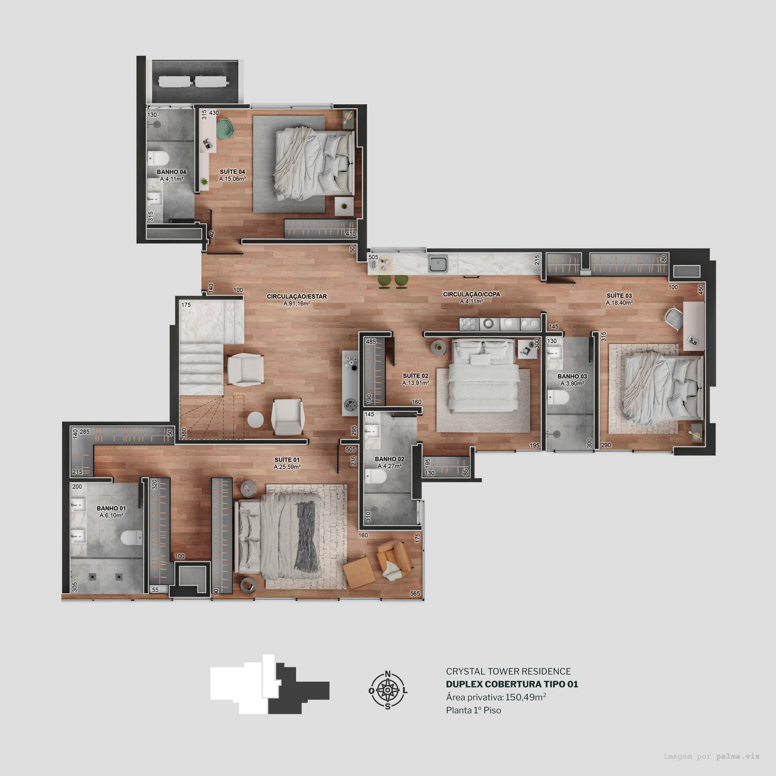 Planta 1 de Diamond Crystal Tower
