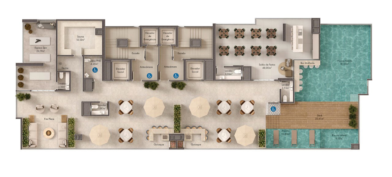 Planta 3 de OBEN 230 by Concept Flats Home