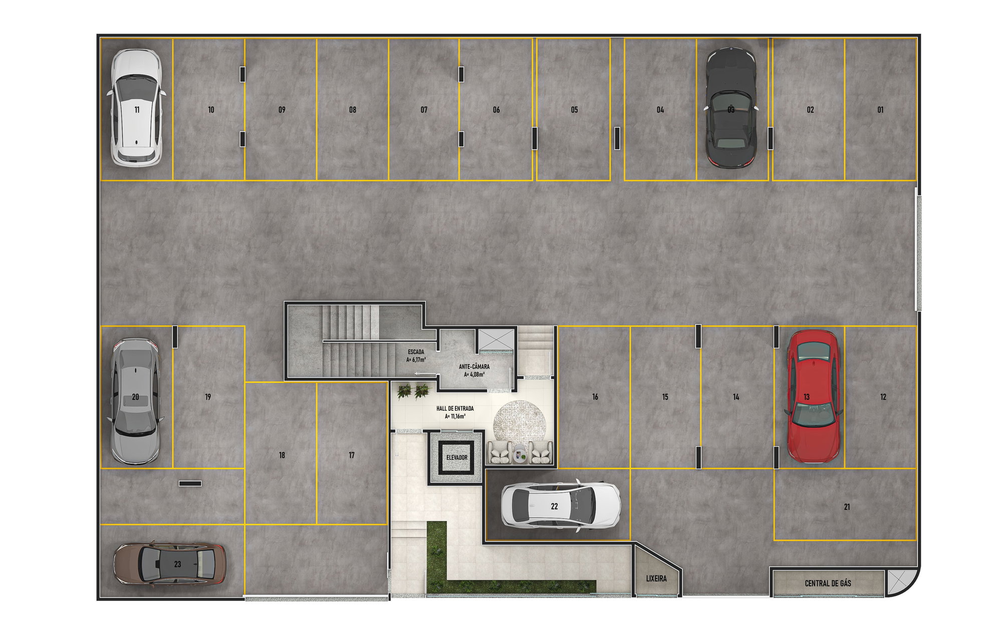 Planta 4 de Mozart Residence