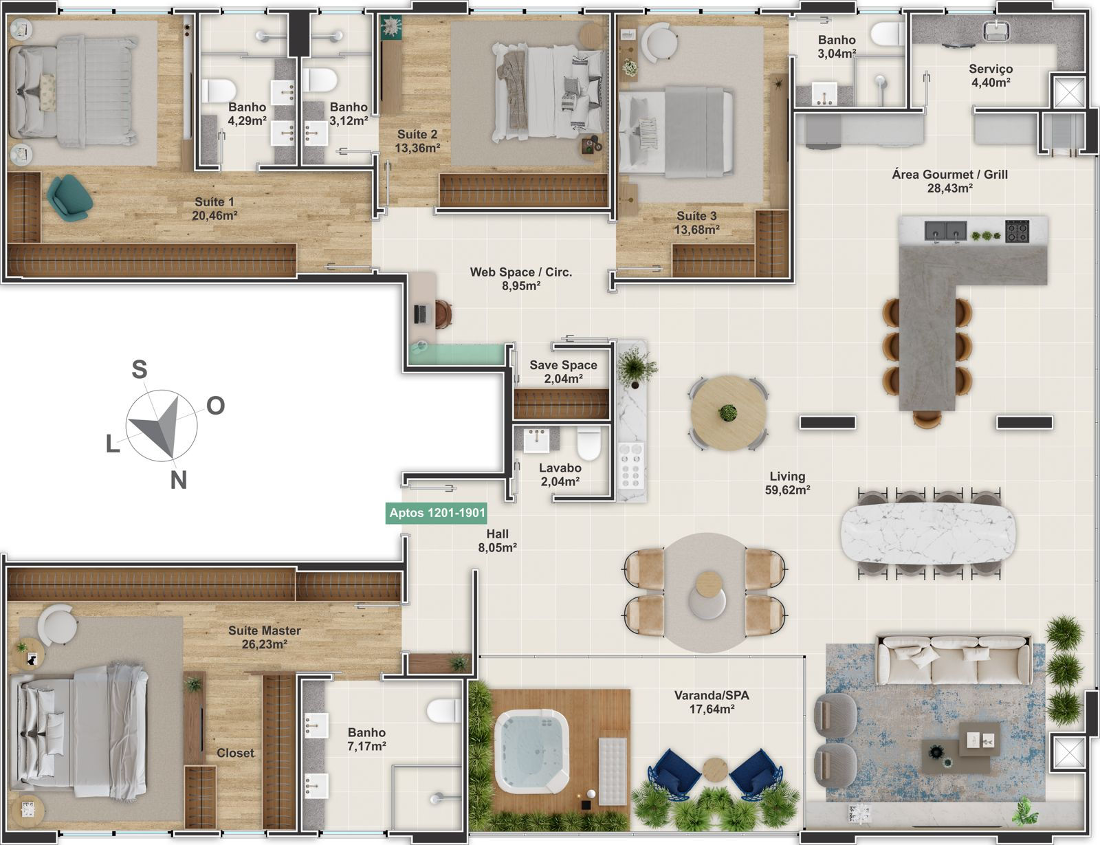 Planta 13 de Venetian