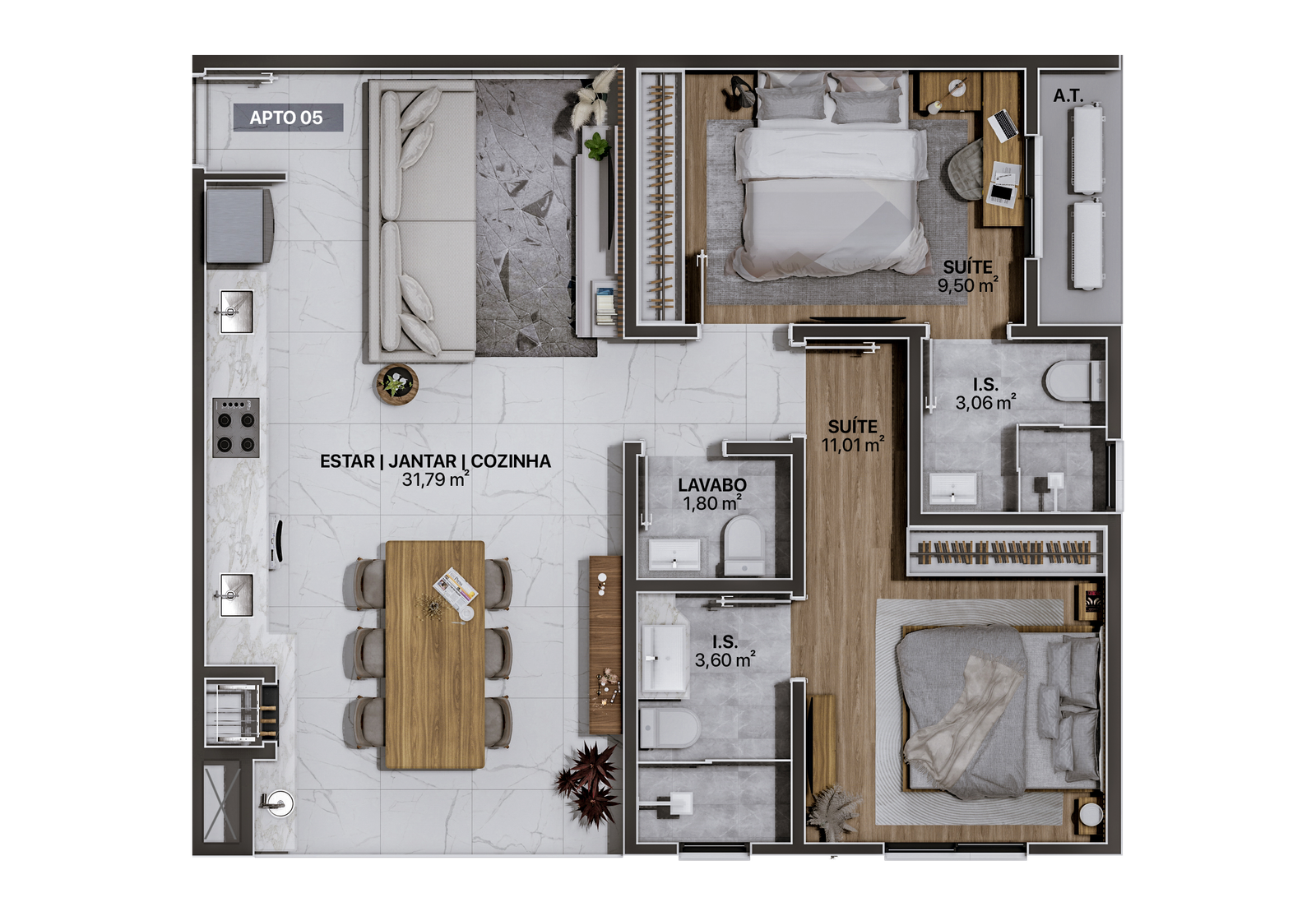 Planta 5 de Start Residence