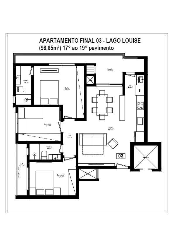 Planta 1 de Lago Louise