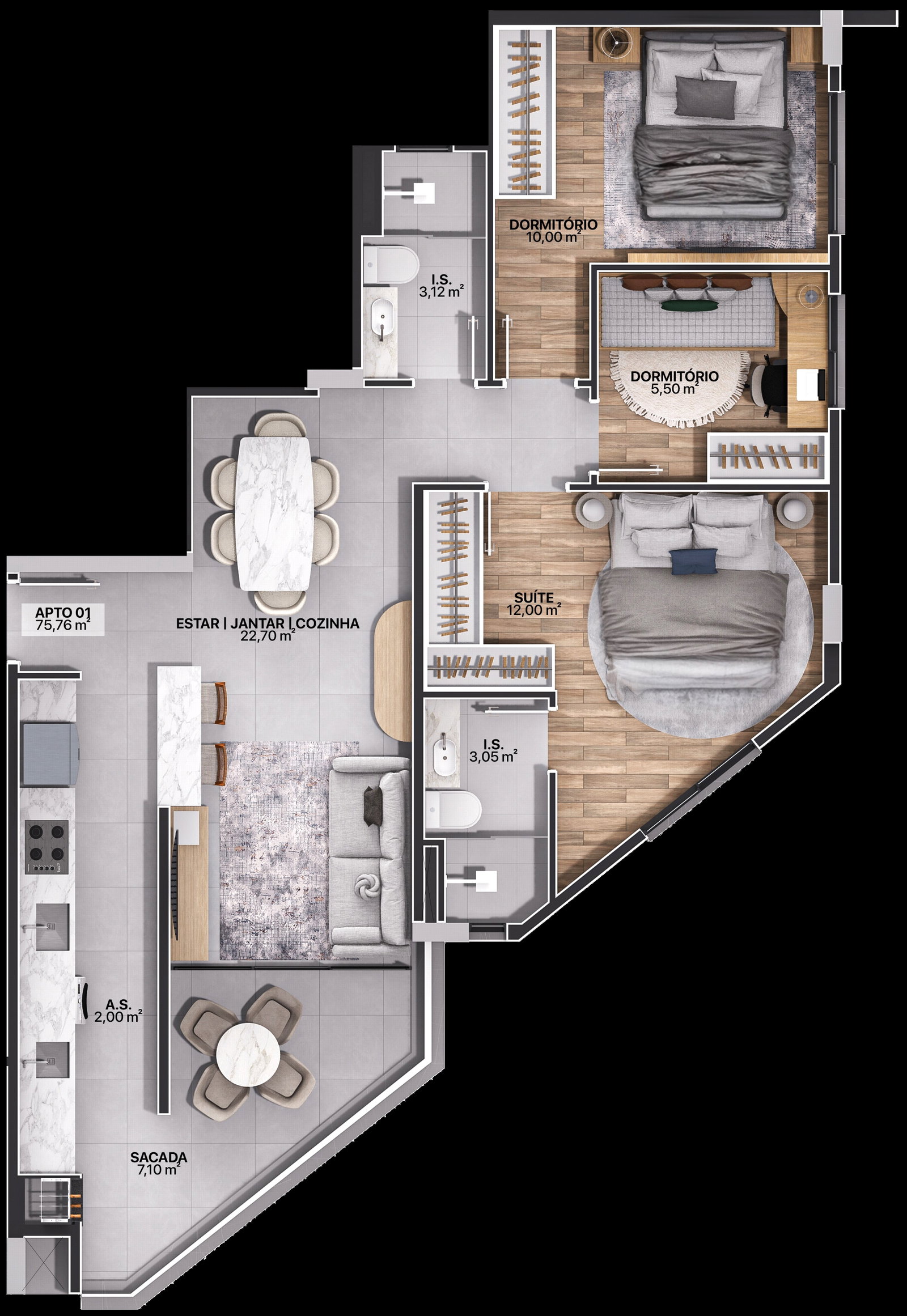 Planta 3 de Collina Del Mare