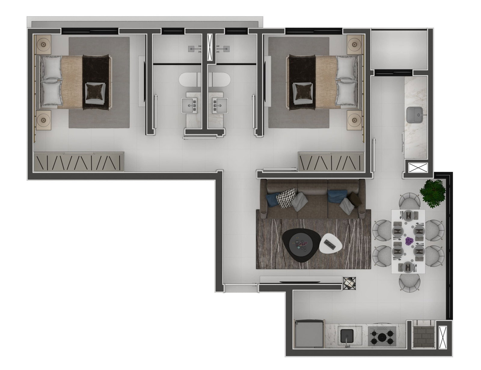 Planta 7 de Edifício Suíça