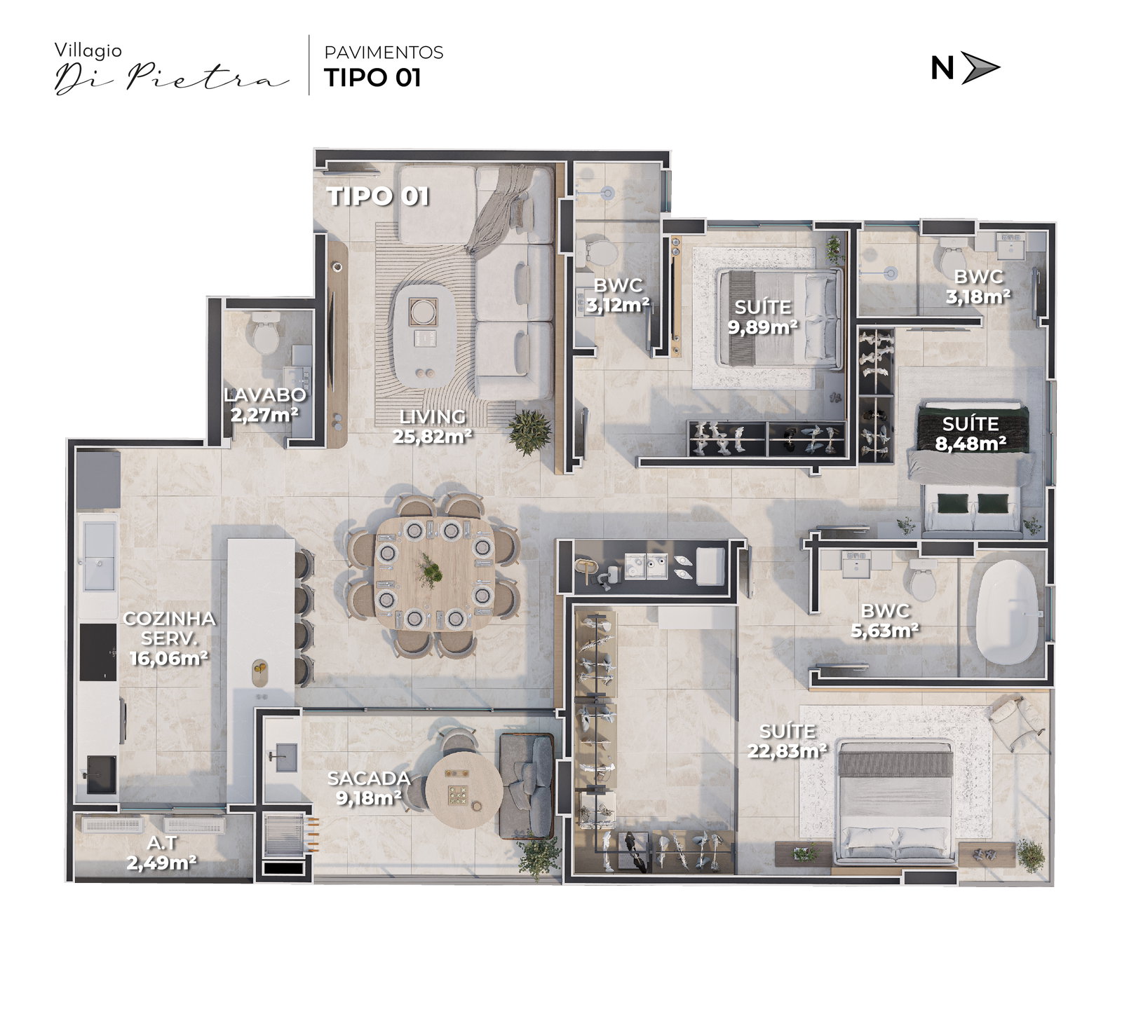 Planta 10 de Villaggio Di Pietra