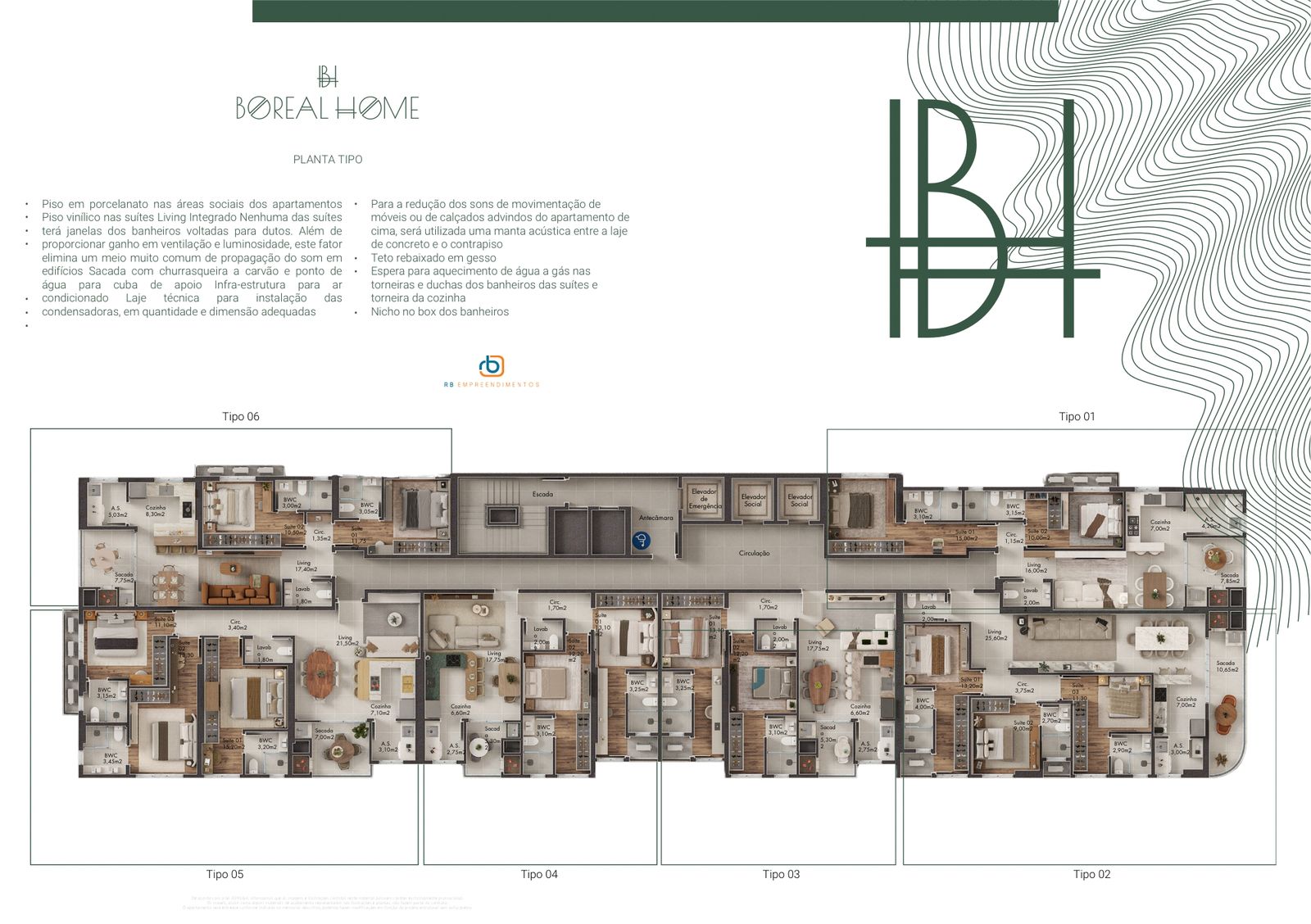 Planta 1 de Boreal Home