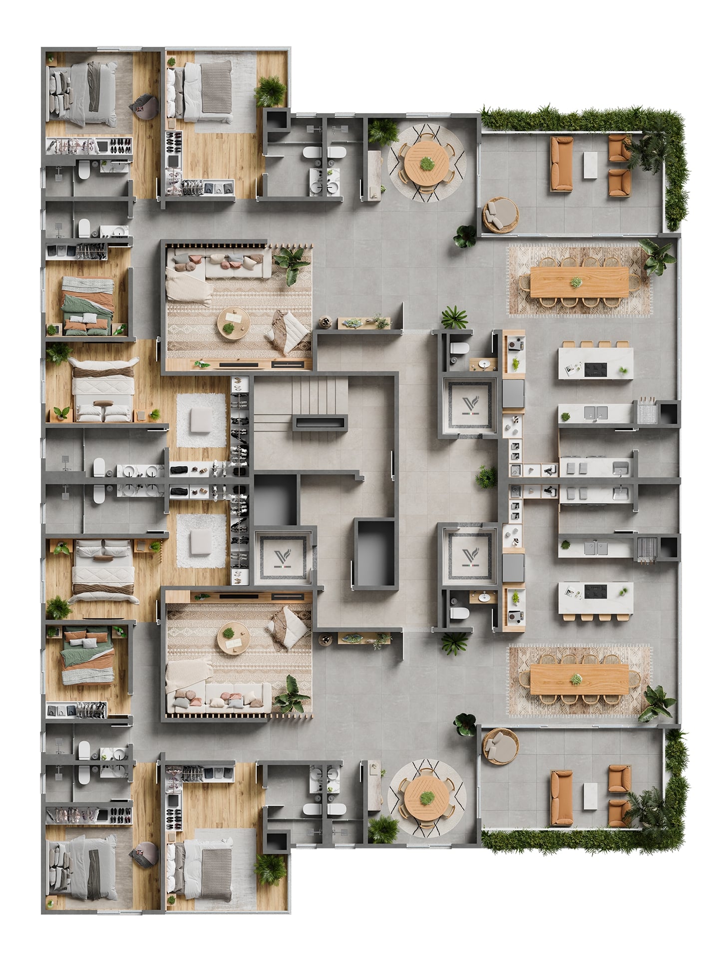 Planta 1 de Gioppo Residenza