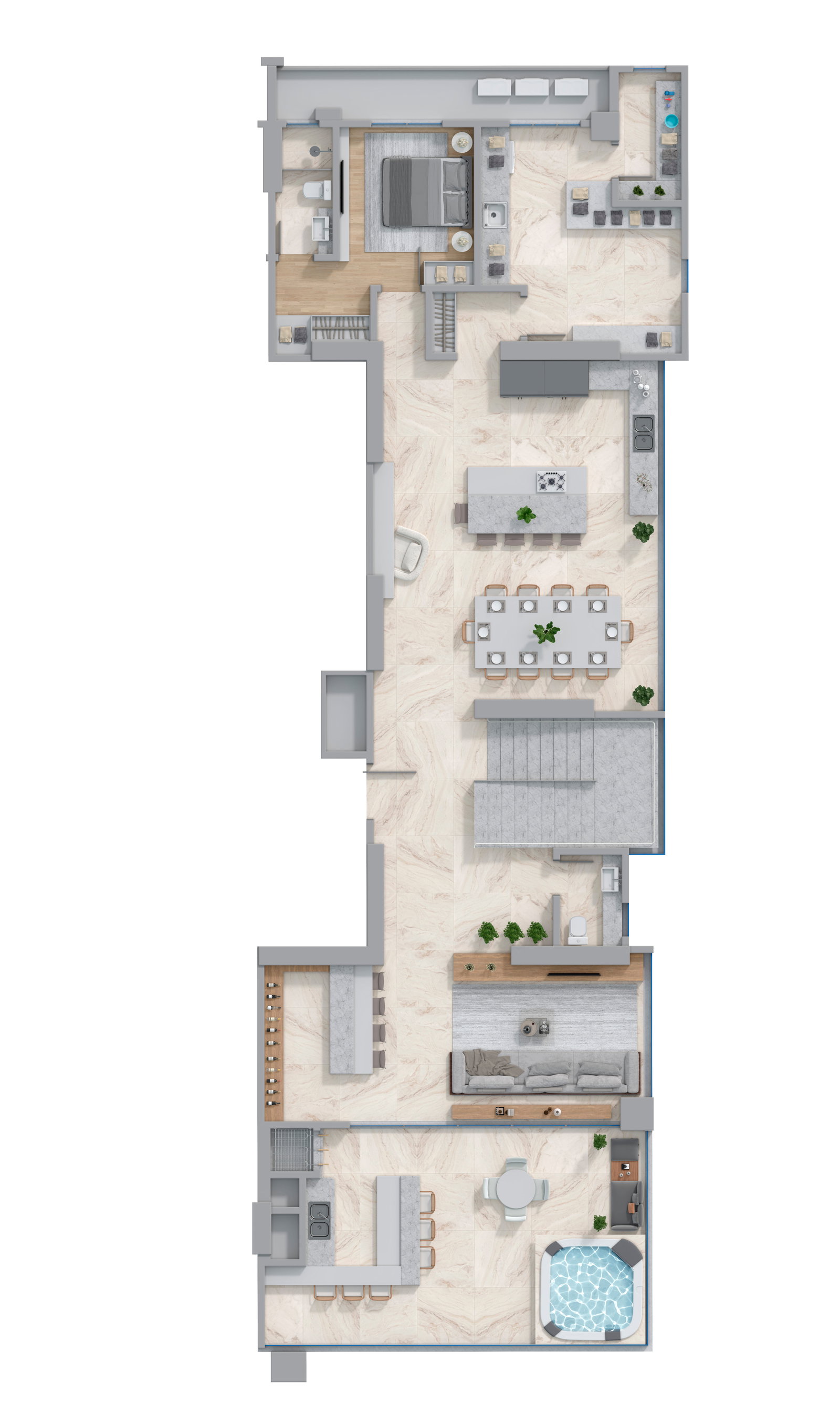 Planta 3 de Legacy Vertical Home