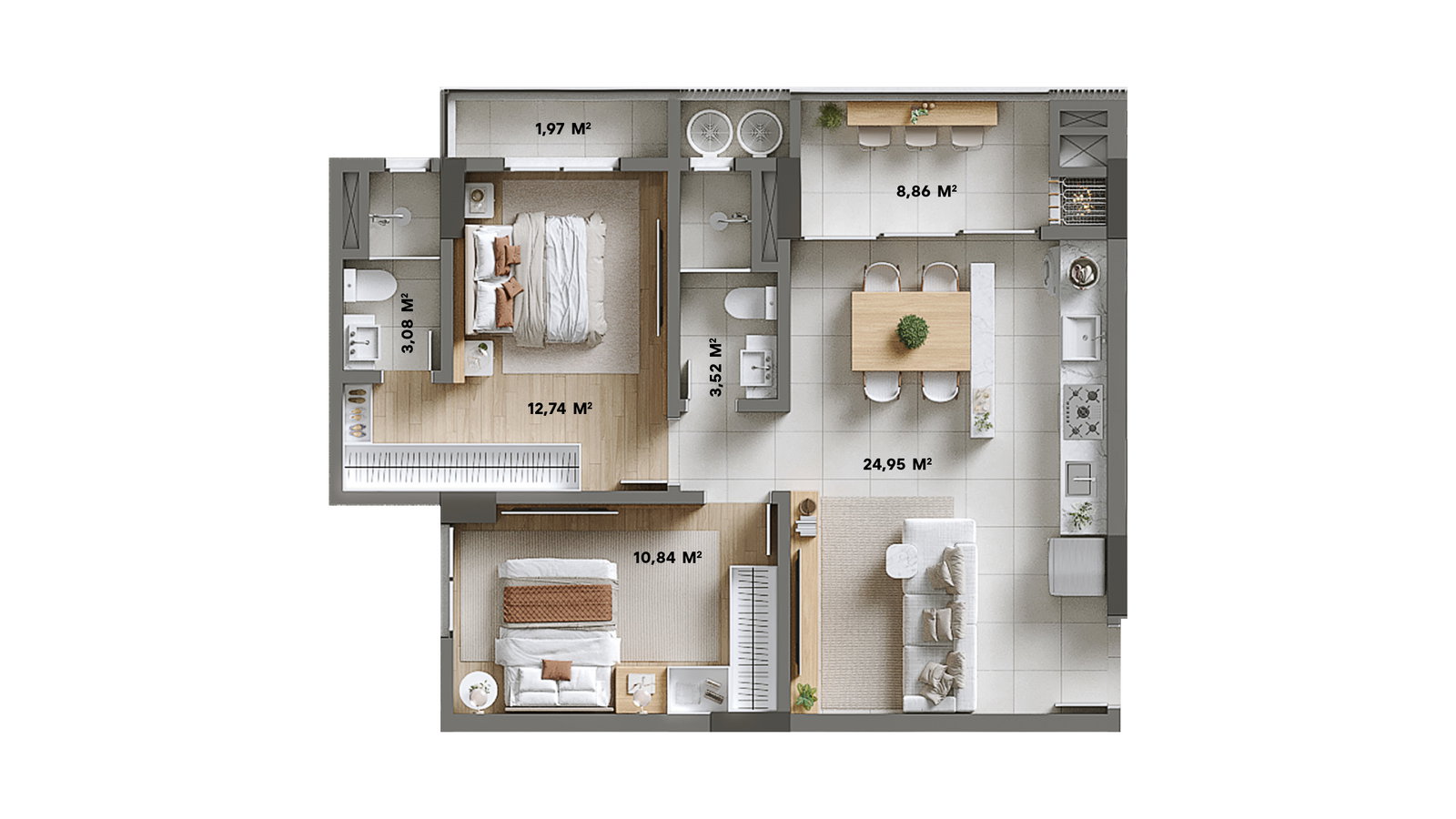 Planta 7 de Brava Living