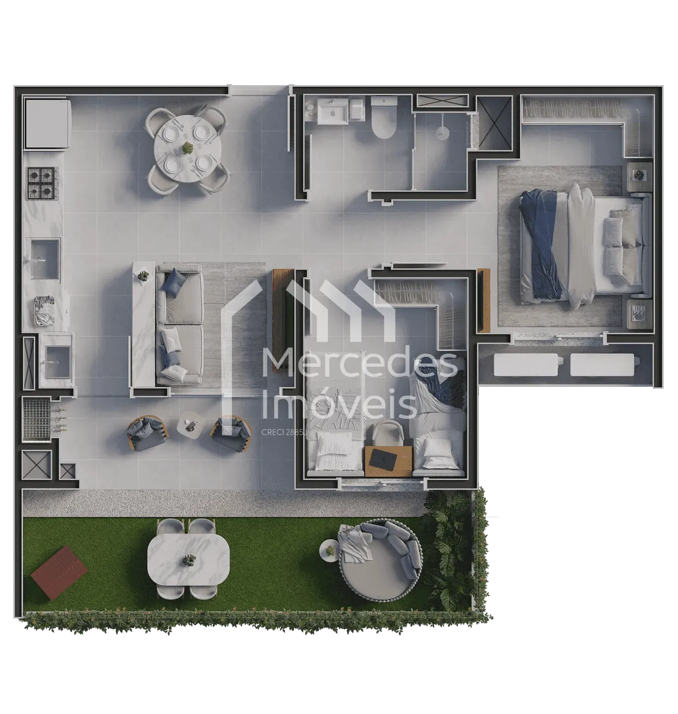 Foto 74 de Apartamento 2 dorms à venda · Cordeiros, Itajaí · URBAN CLUB