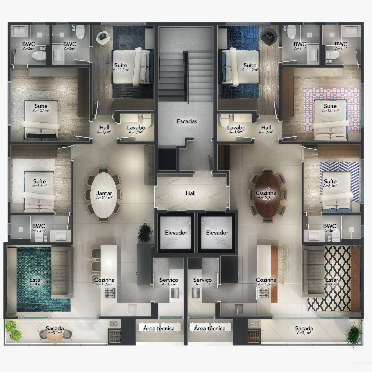 Planta 1 de Tivoli Plaza