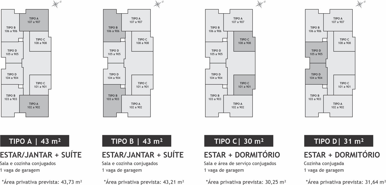 Planta 17 de Edifício Sunrise Studios