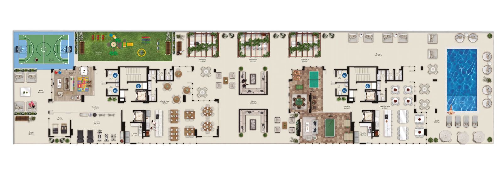 Planta 3 de Montreal Towers