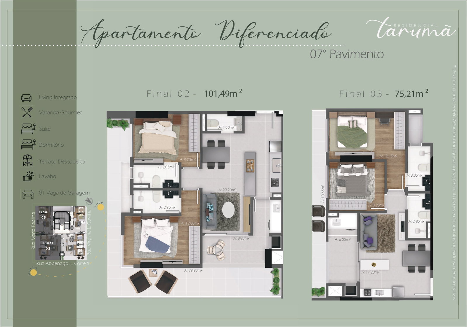 Planta 7 de Residencial Tarumã