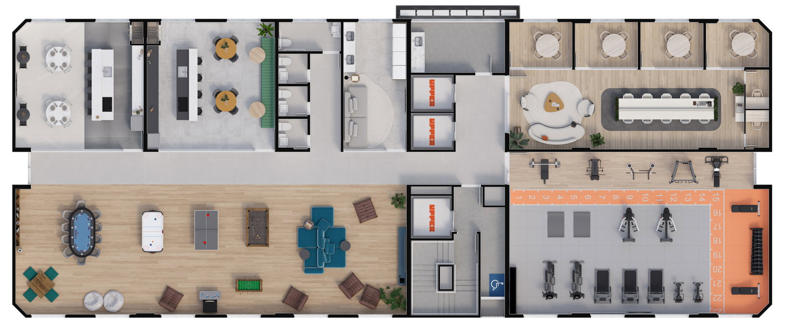 Planta 1 de Upper