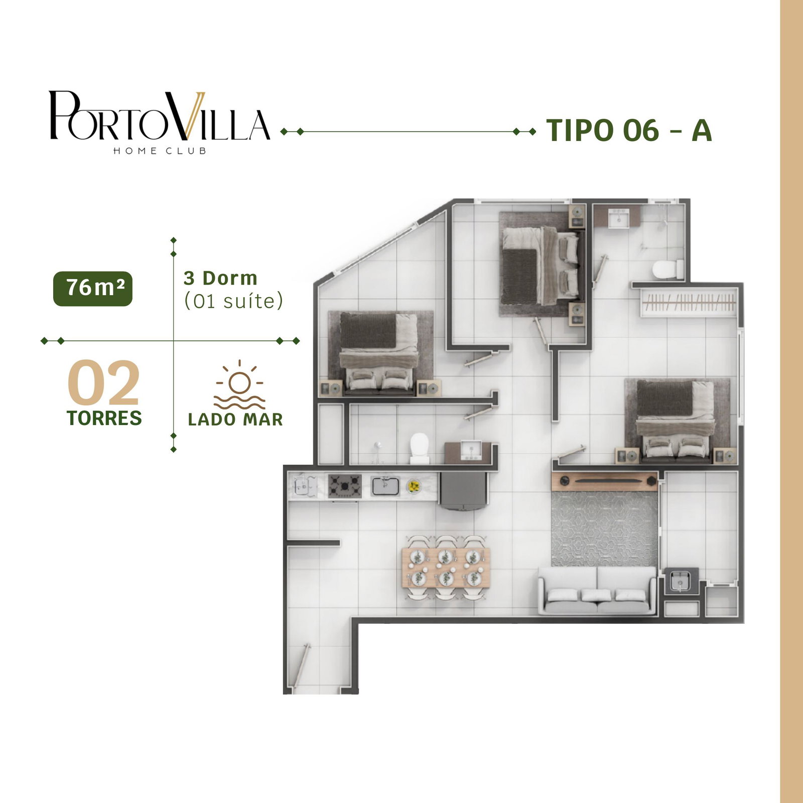 Planta 9 de Porto Villa Home Club