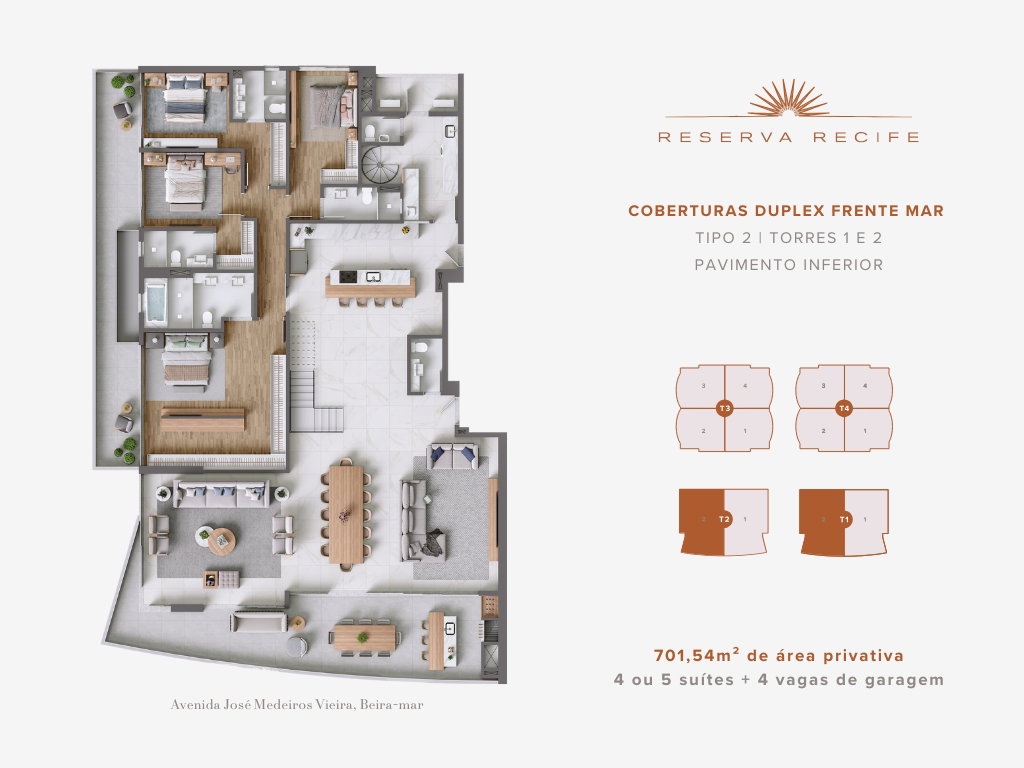 Planta 15 de Reserva Recife