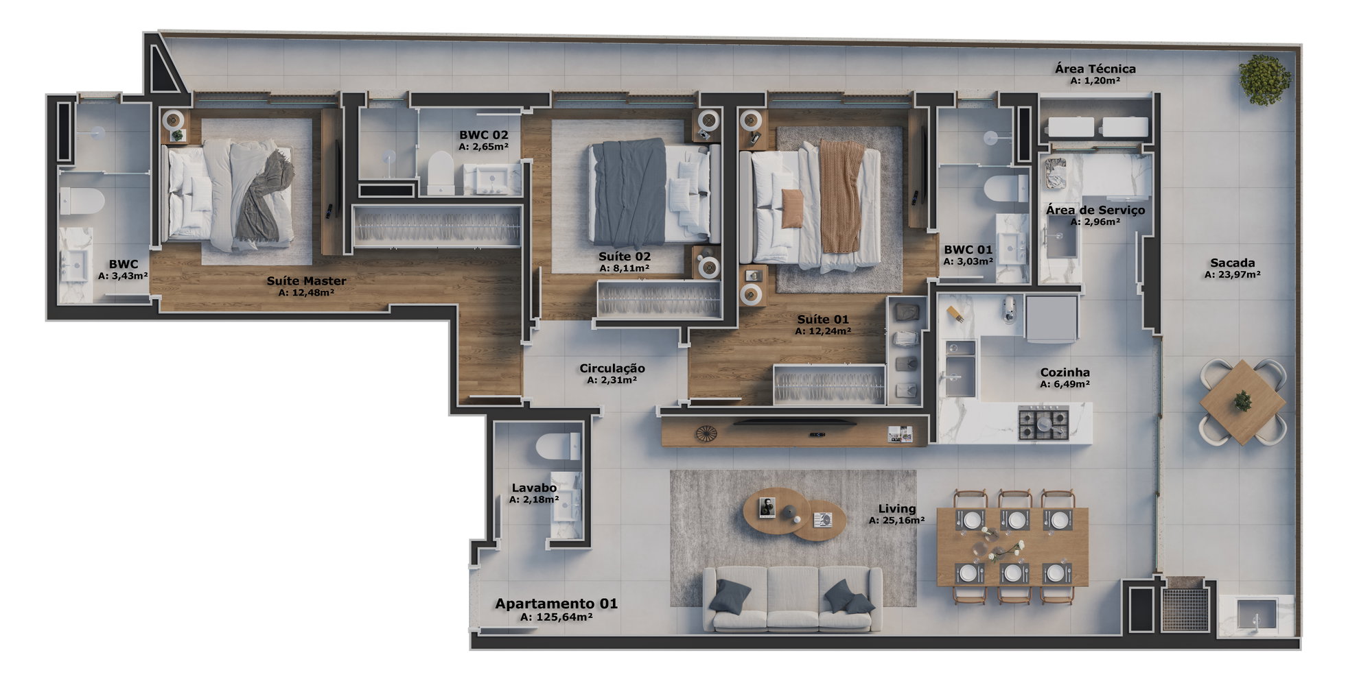 Planta 6 de Terrace Residence