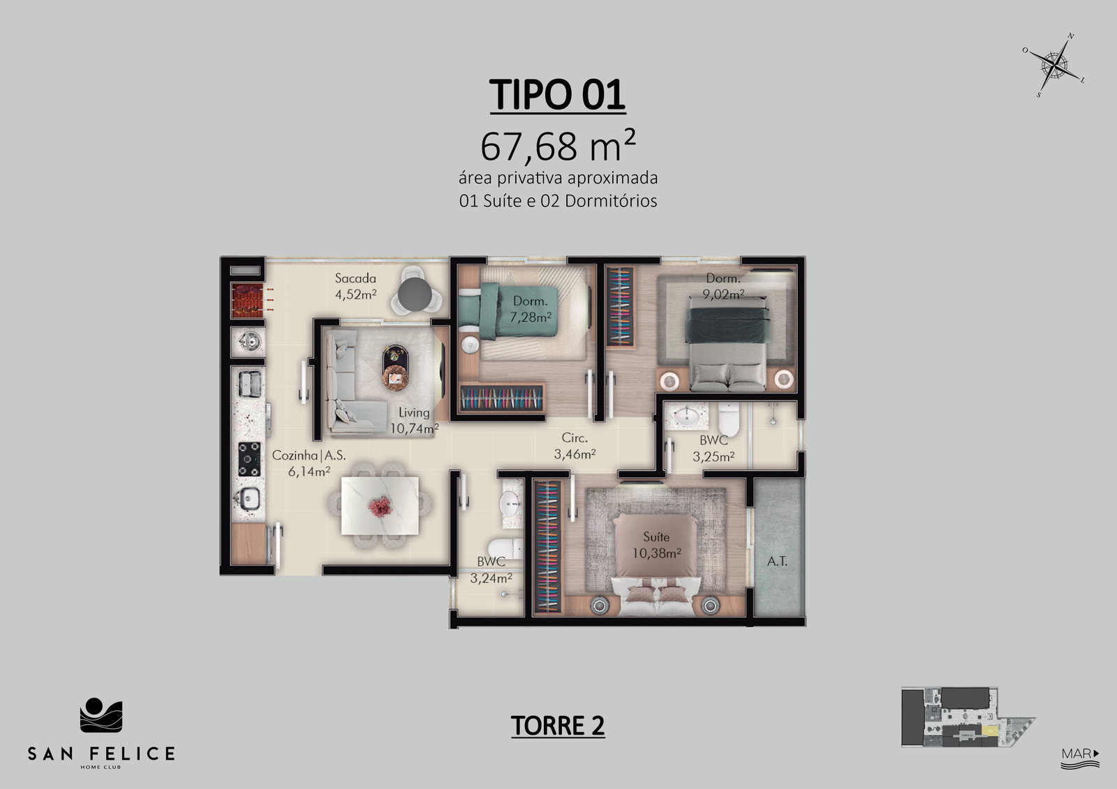 Planta 13 de San Felice Home Club