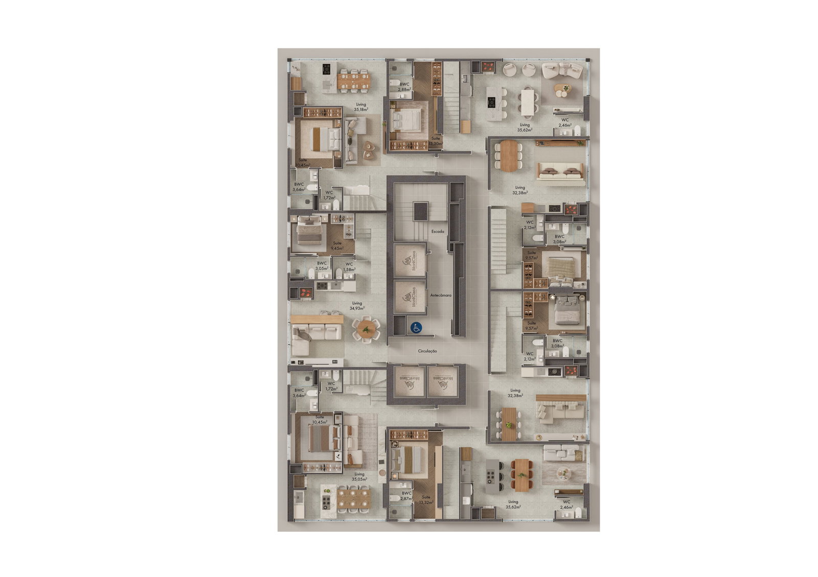 Planta 10 de Terral Skyhome Club