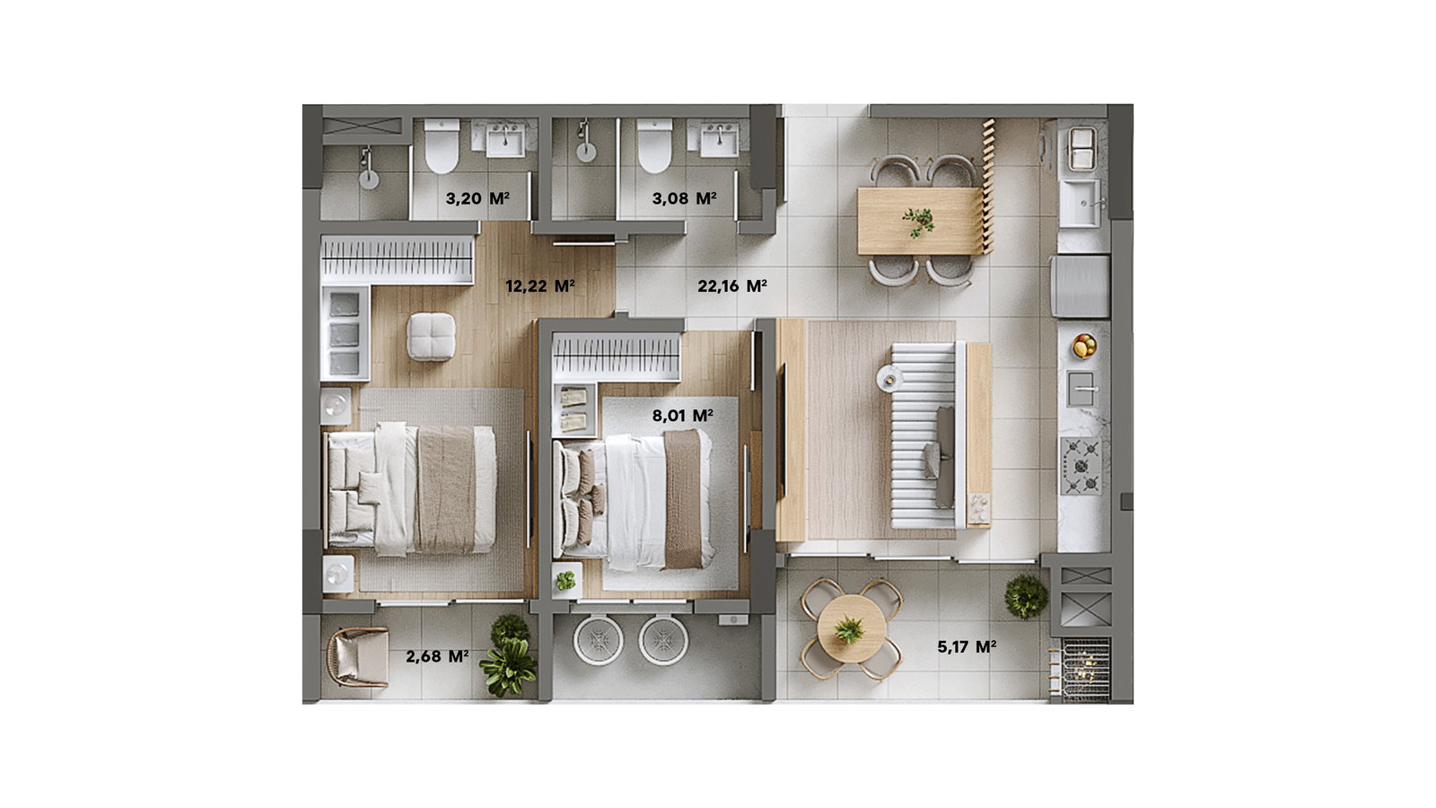 Planta 10 de Brava Living