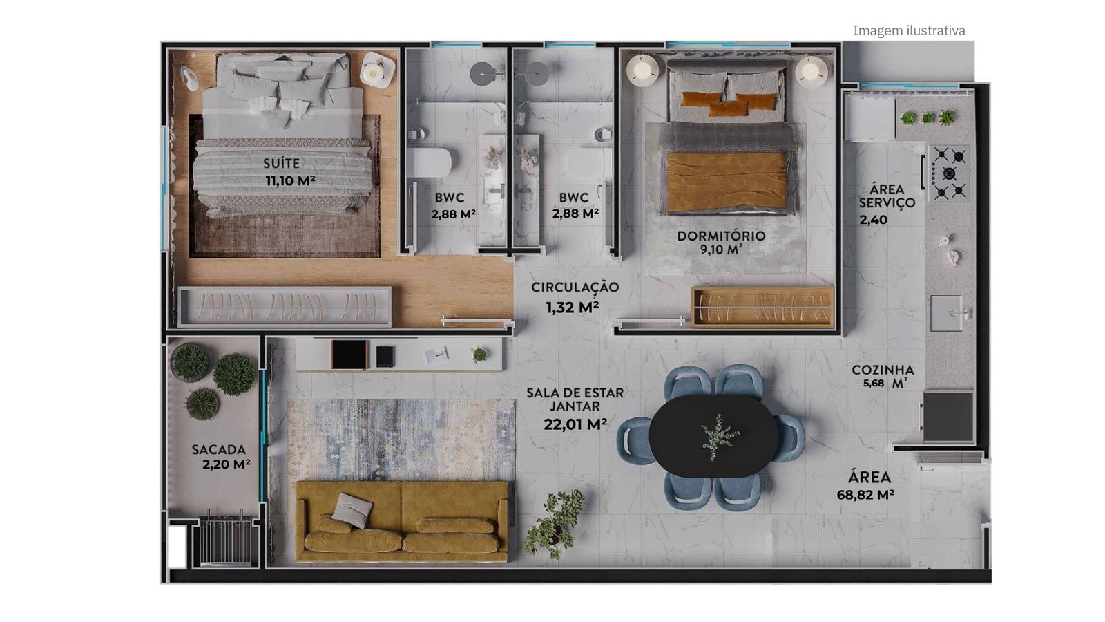 Planta 1 de Sunshine State Residence