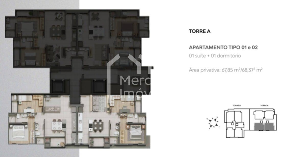 Foto 25 de Apartamento 1 suíte + 1 dorm à venda · Fazenda, Itajaí · SATUS HOME