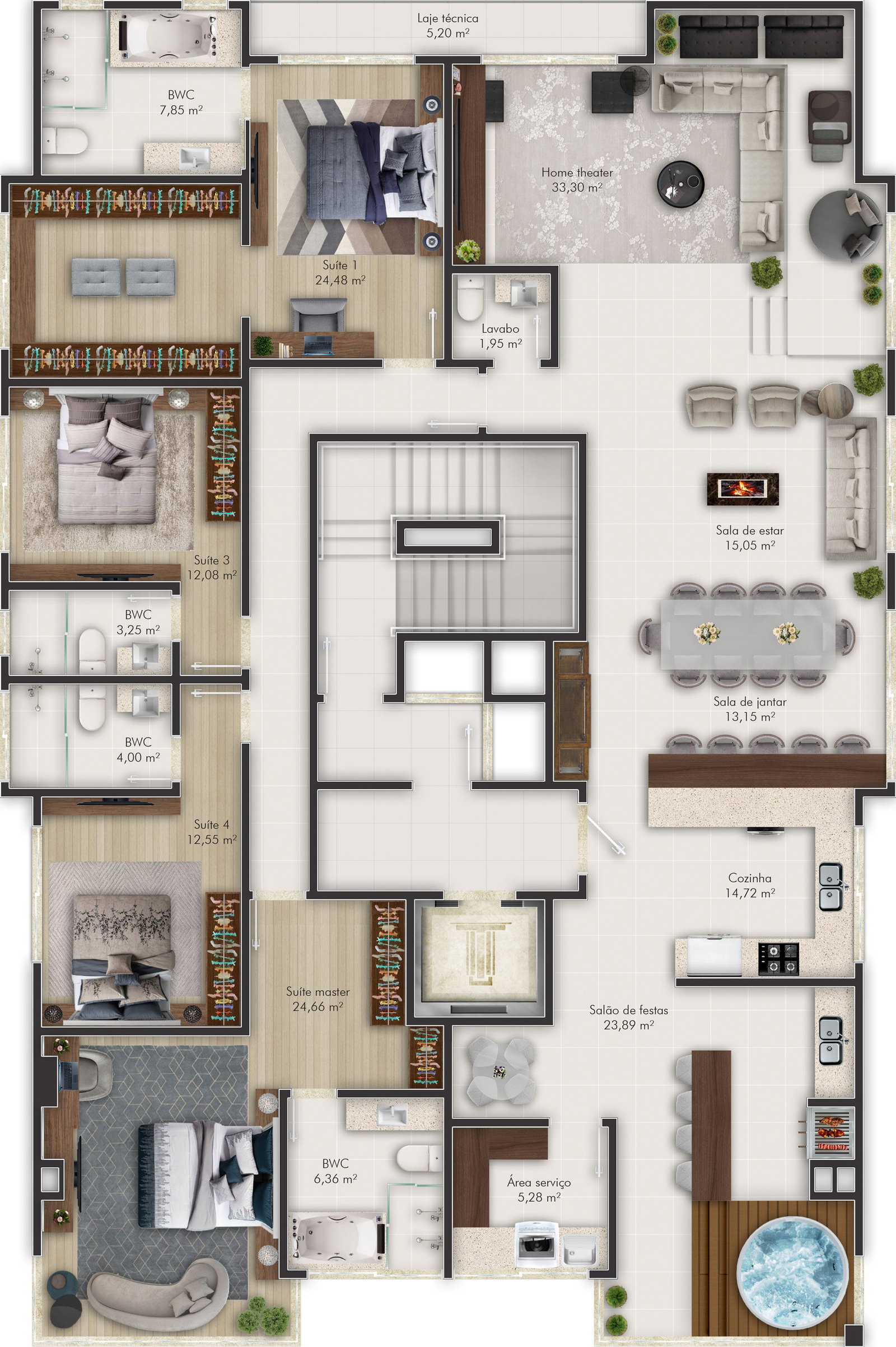 Planta 3 de Beach Ville