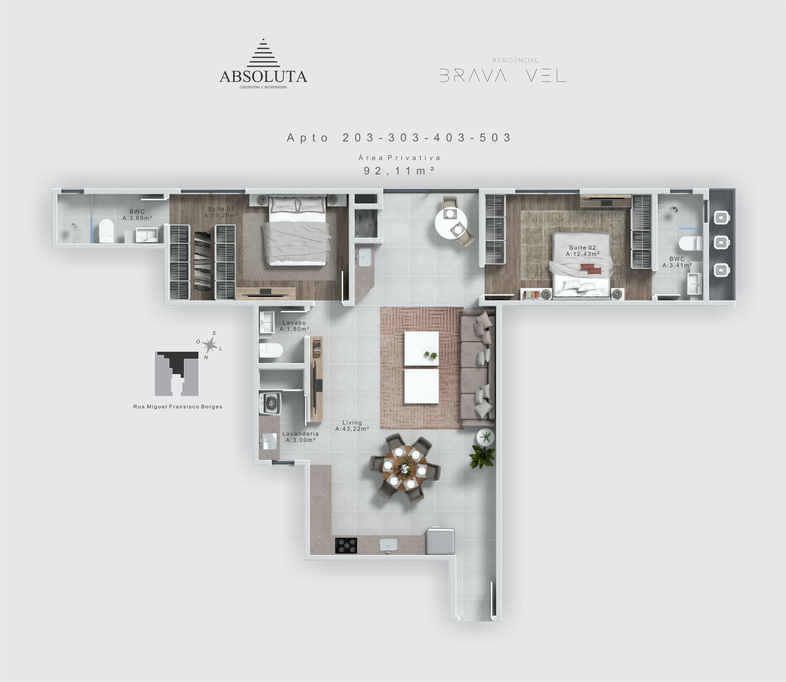 Planta 3 de Brava Vel