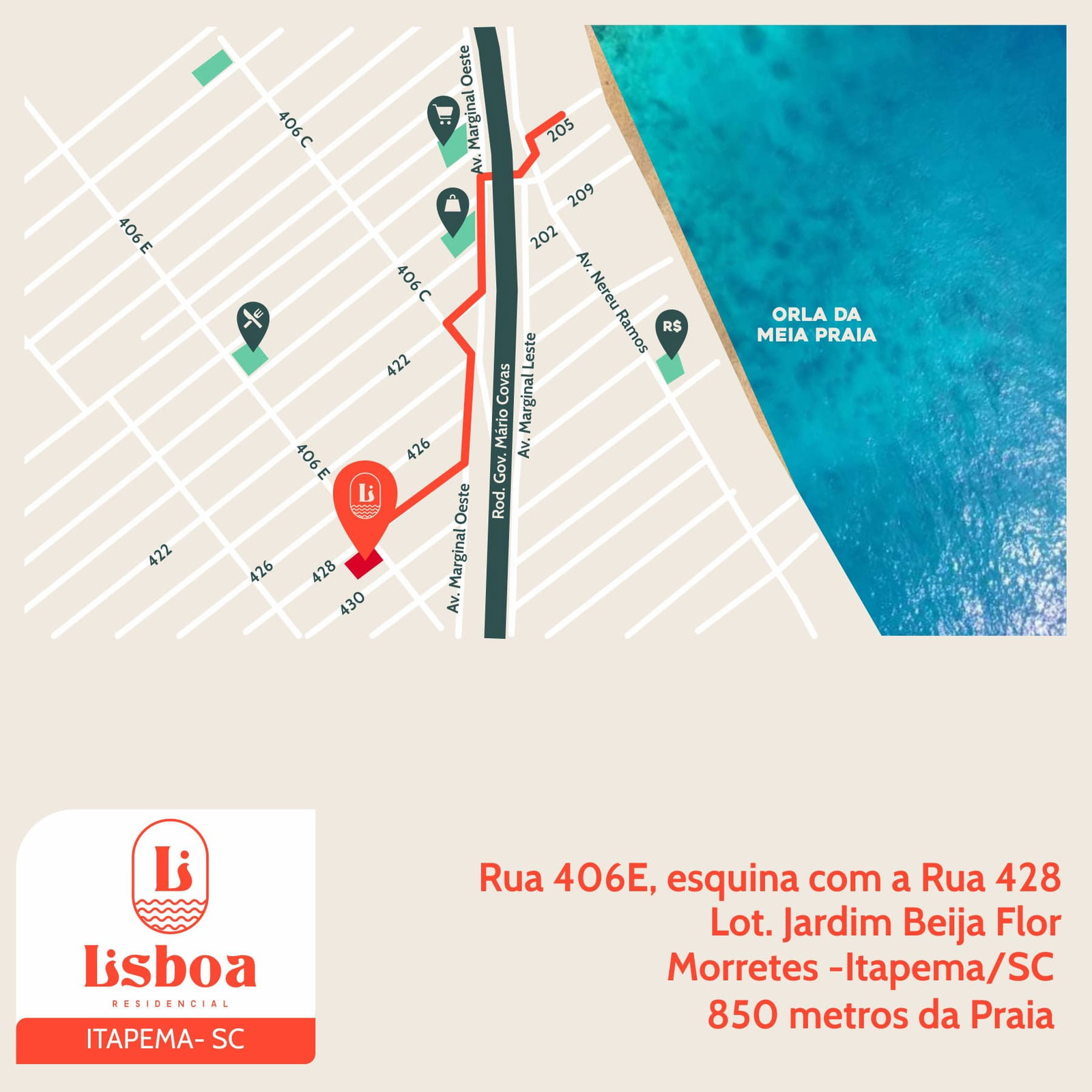 Planta Implantação do Lisboa Residencial