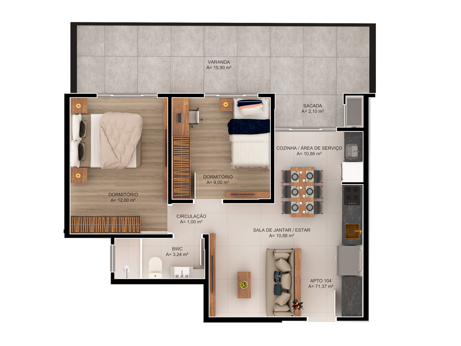 Planta 7 de Villaggio Dell'Orizzonte