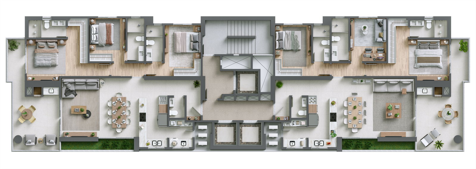 Planta 3 de Blue Forest