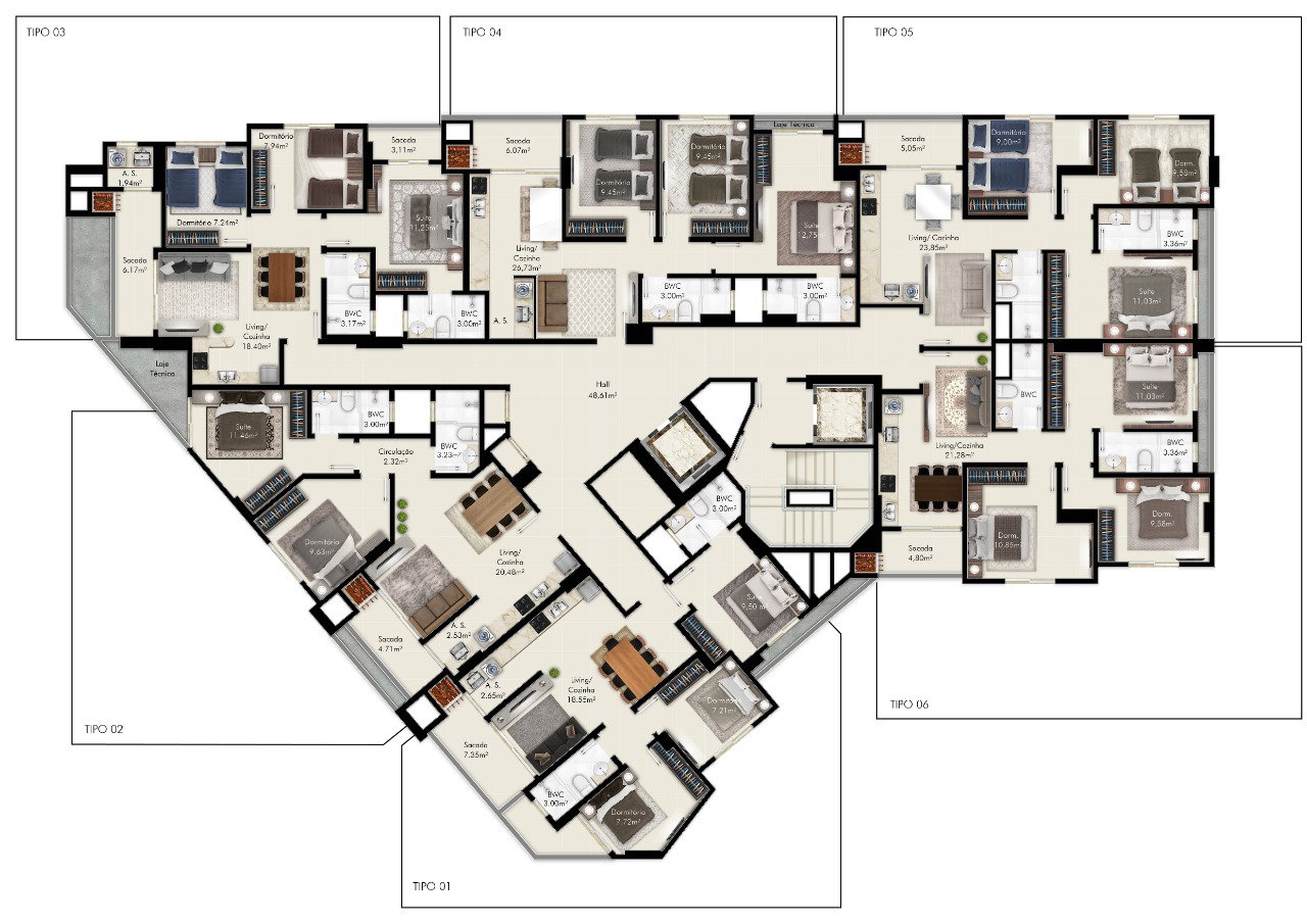 Planta 2 de Sky Bridge