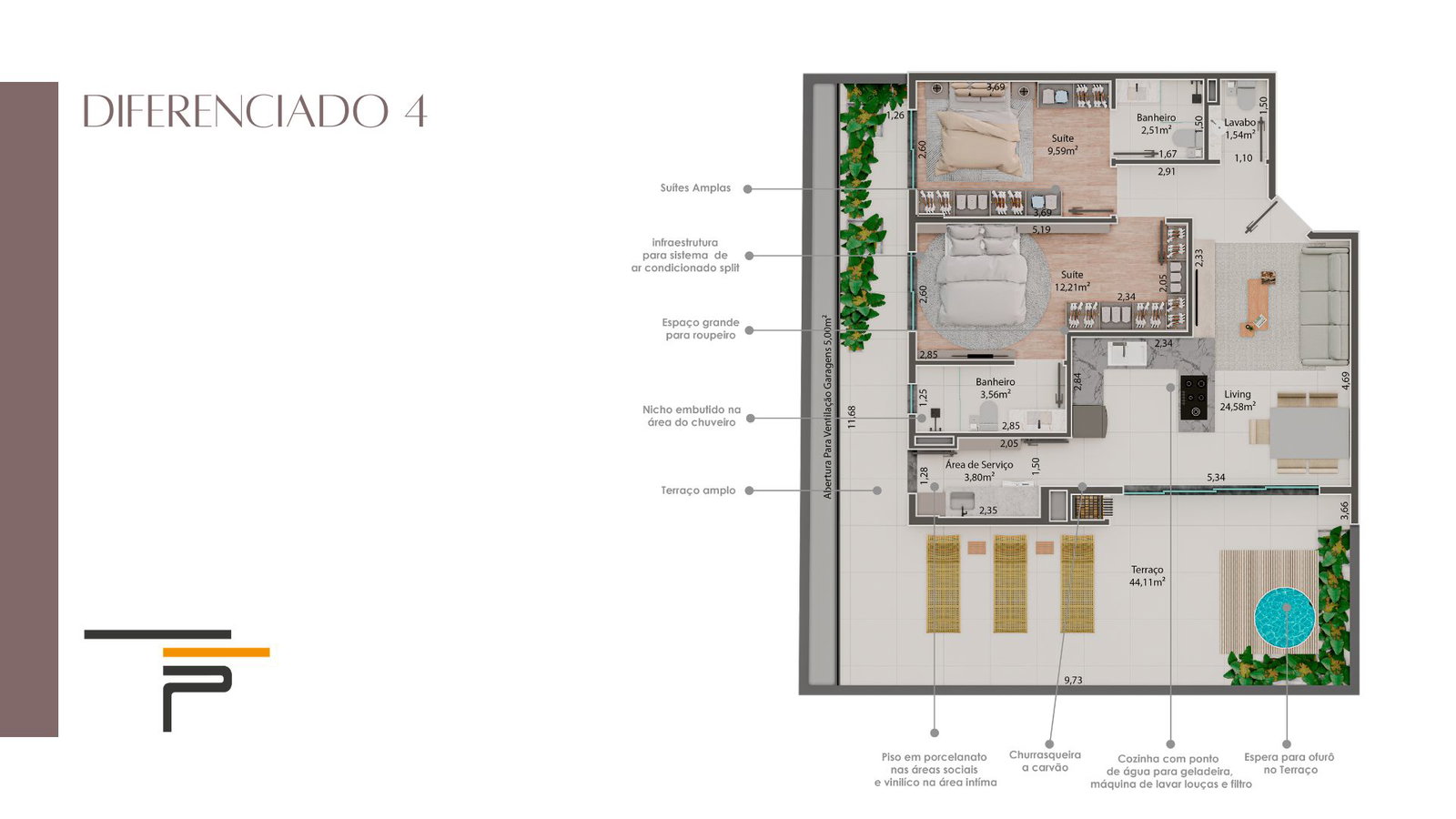 Planta 4 de Solaz Camboriú