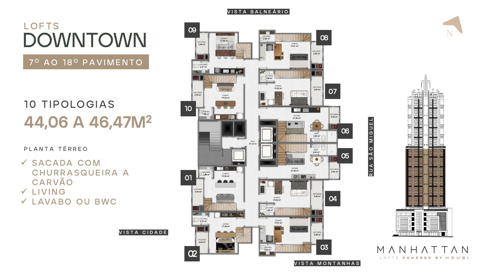 Planta 2 de Manhattan Lofts