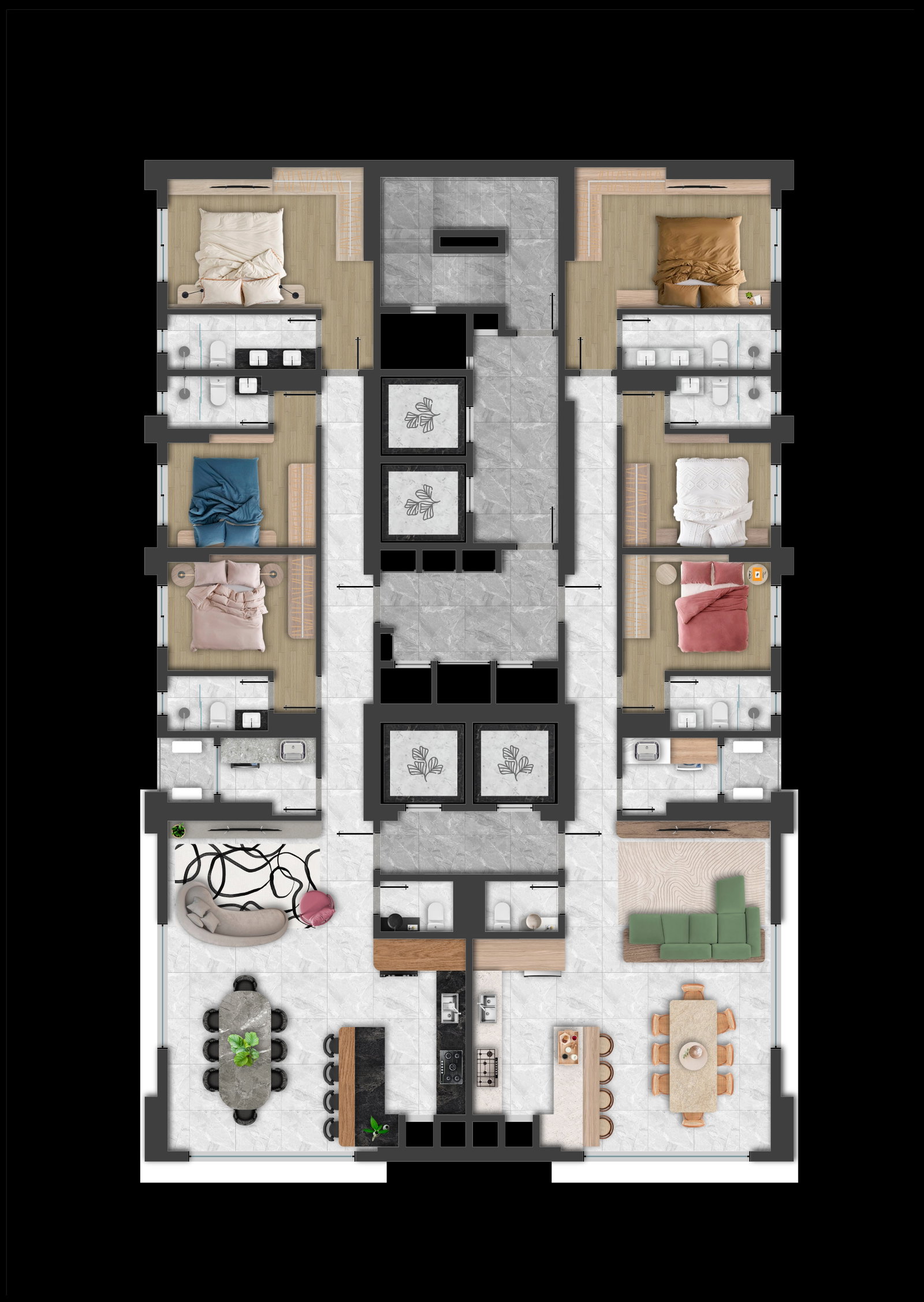 Planta 1 de Palazzo Giardino