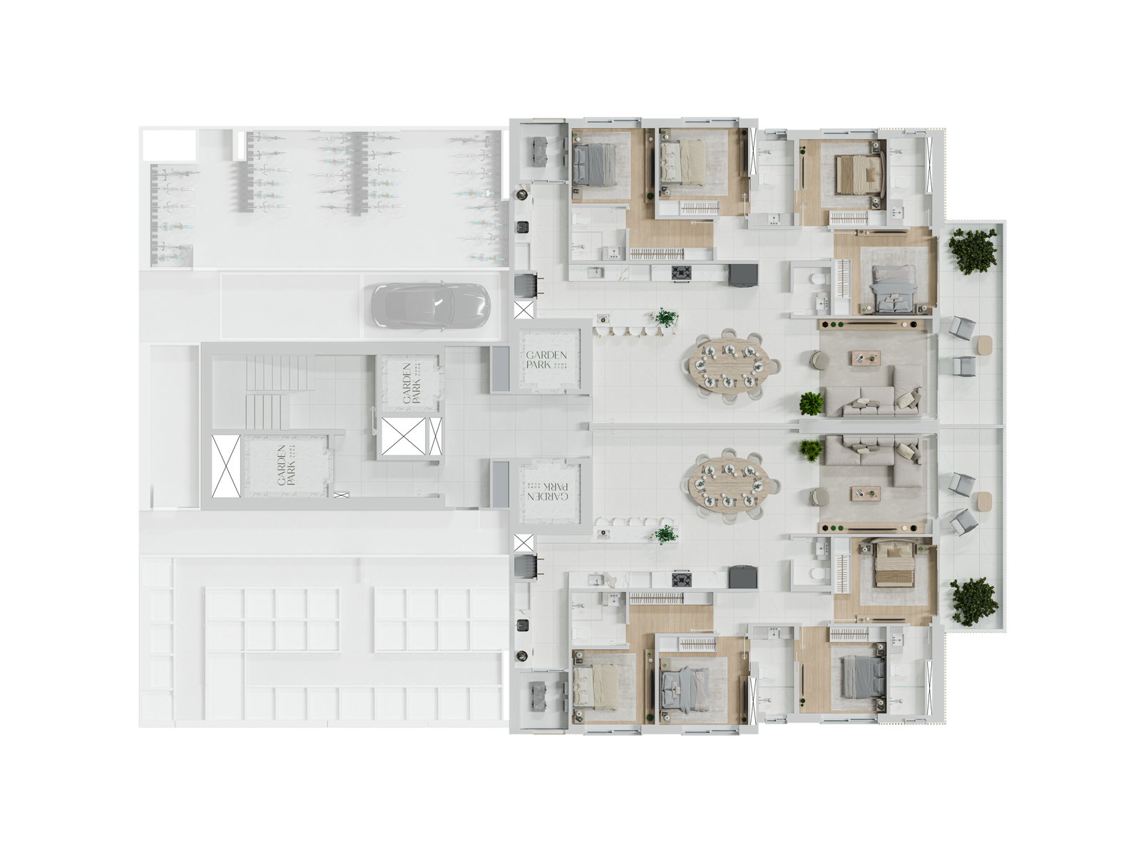 Planta 2 de Garden Park Home Club