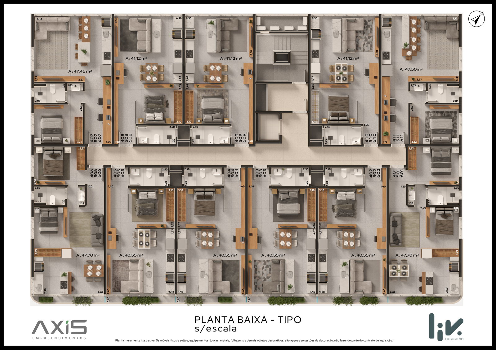 Planta Tipo do Liv