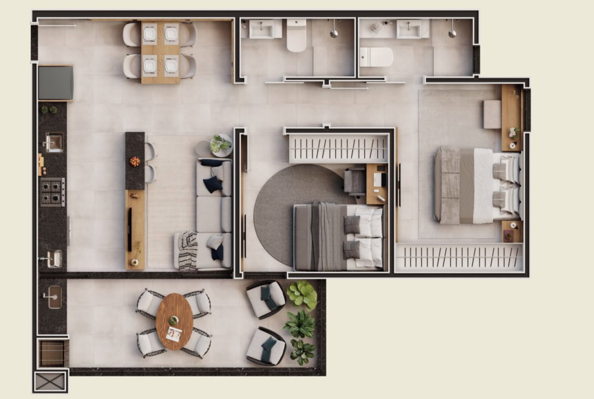 Planta 4 de Riverside Residence