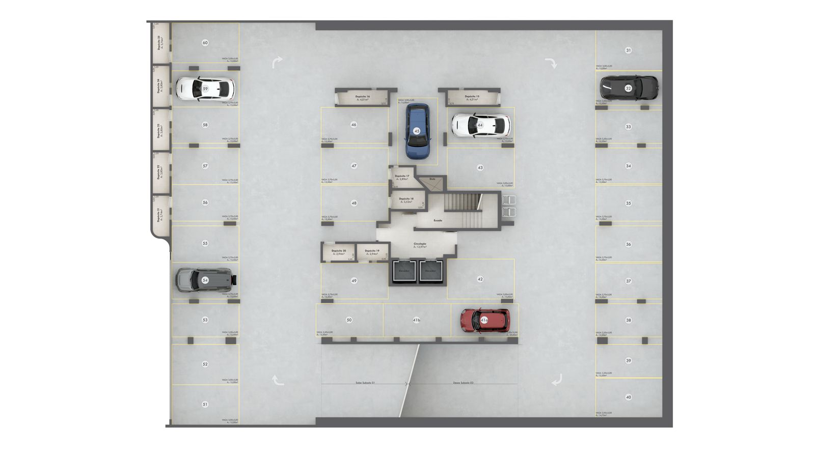 Planta 16 de Aura Residence