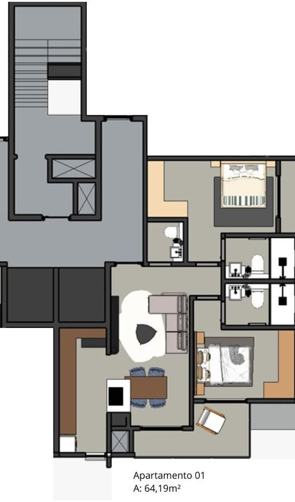Planta 2 de Andron Residence