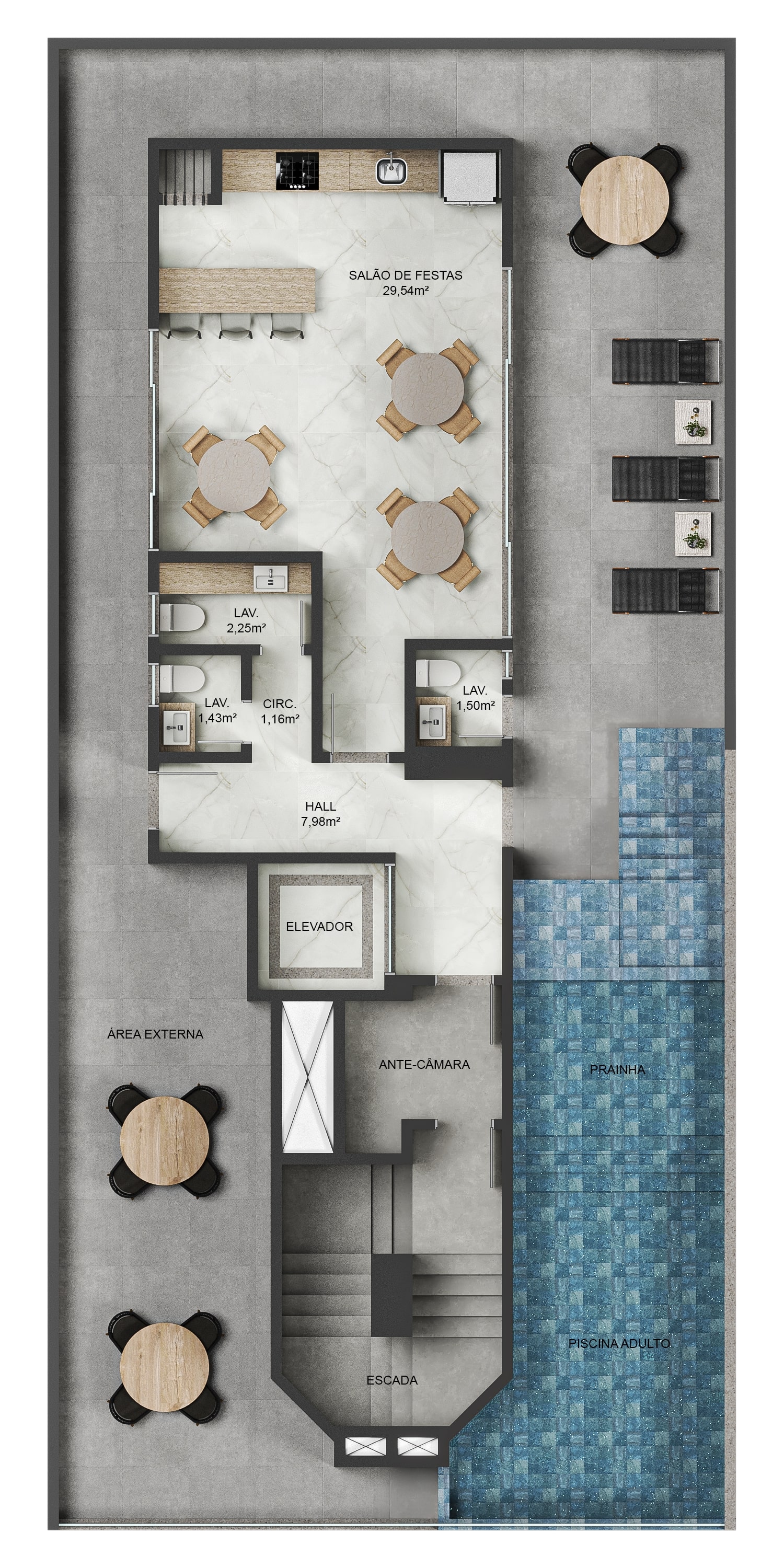 Planta 1 de Residencial Maya