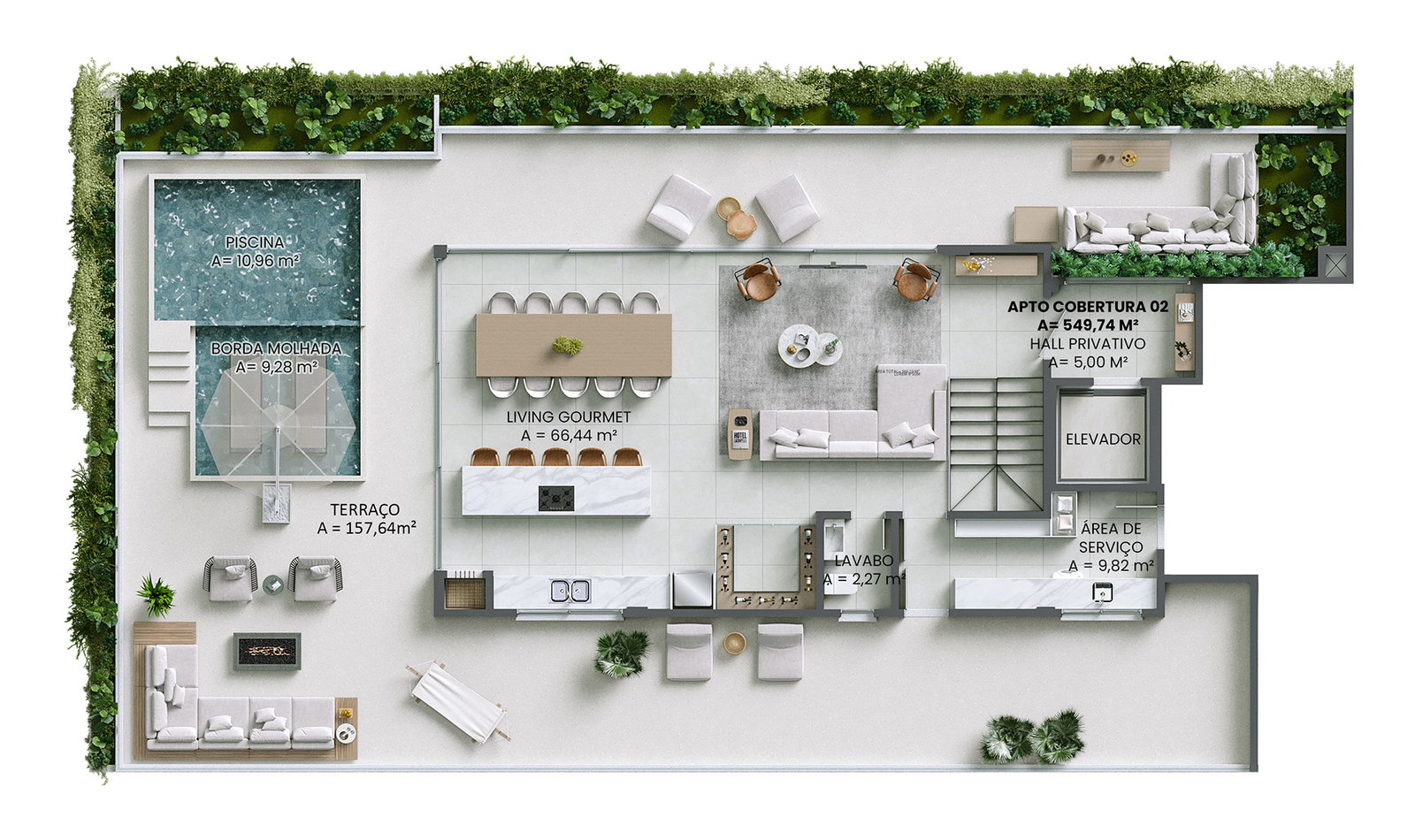 Planta 14 de Brava Concetto