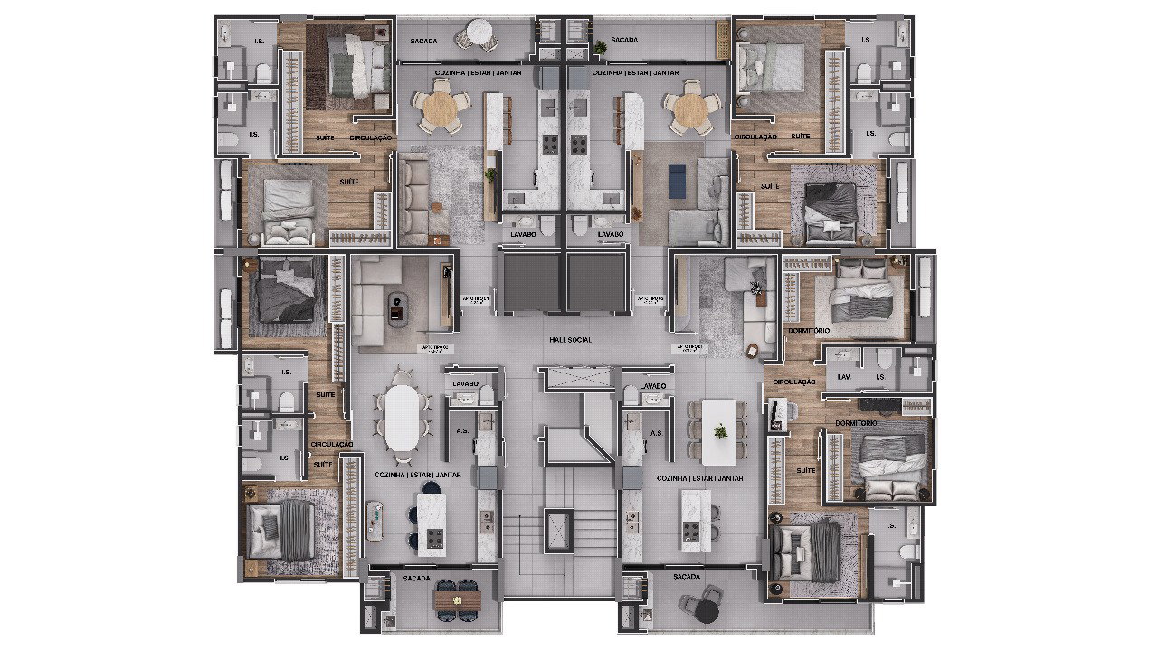 Planta 5 de Marquês Residence
