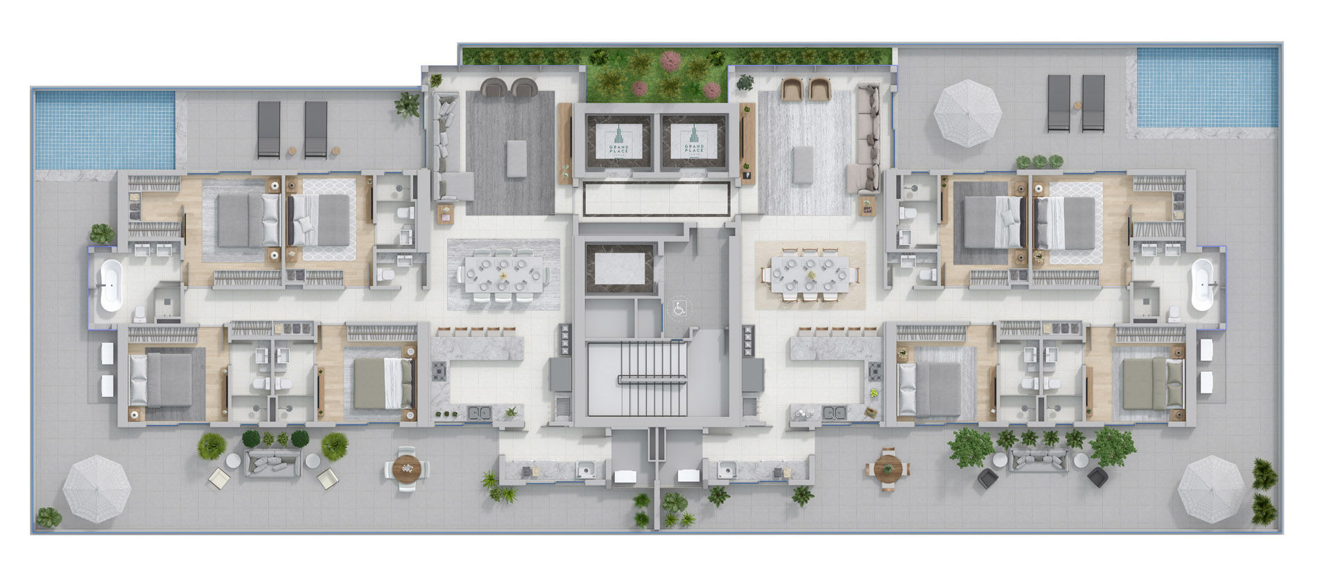 Planta 4 de Grand Place Tower