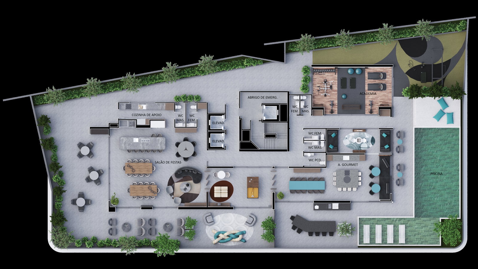 Planta 4 de Chelsea 922 Art Residence