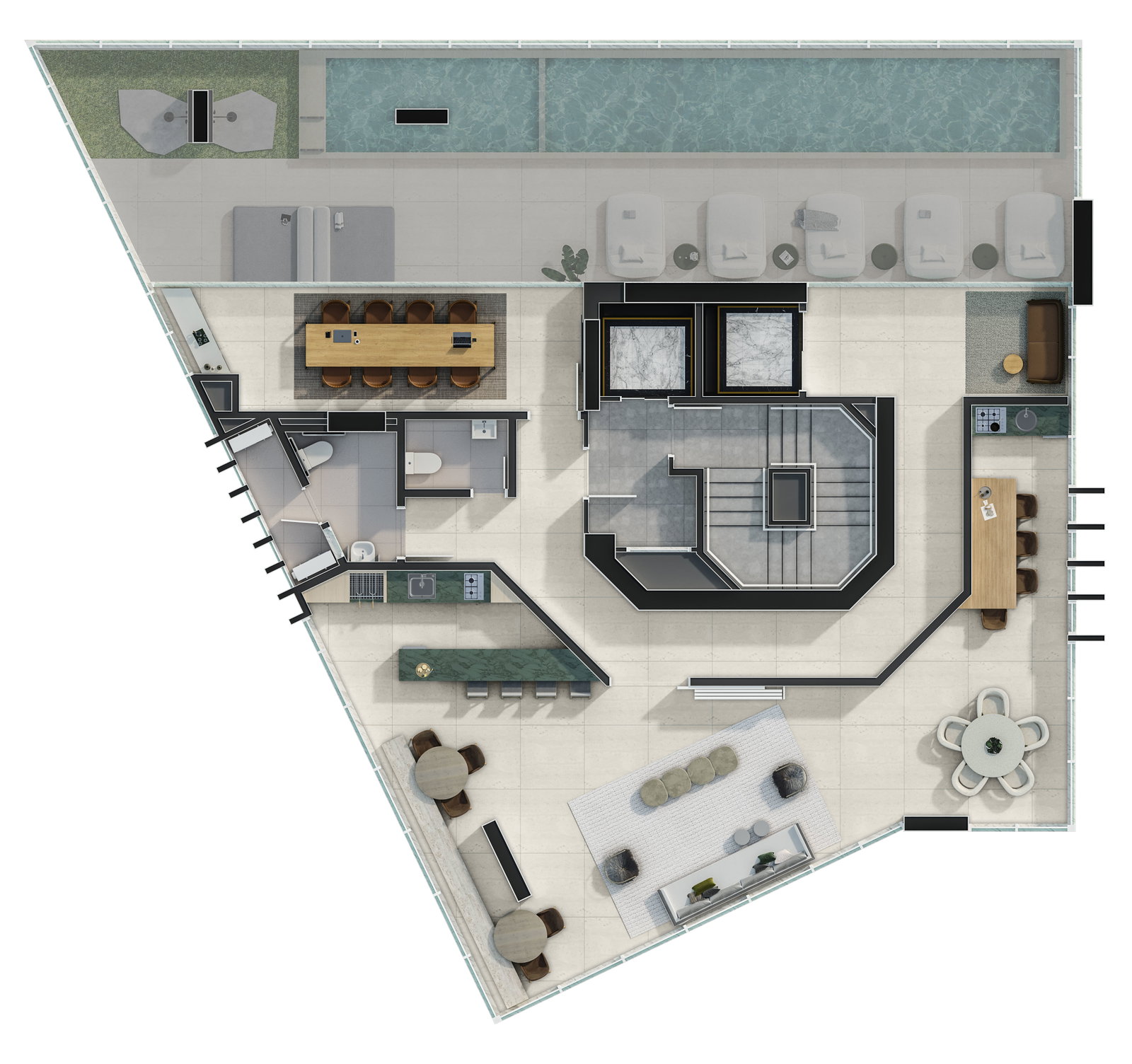 Planta 2 de Sunstar Ocean Tower