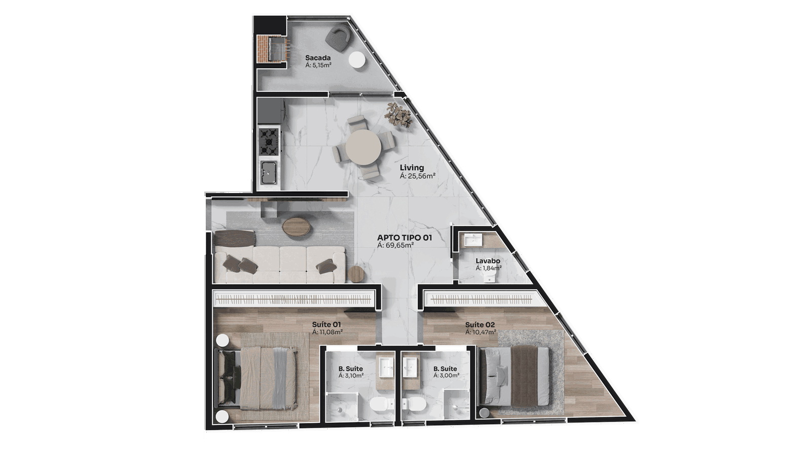 Planta 1 de Zenith Bay