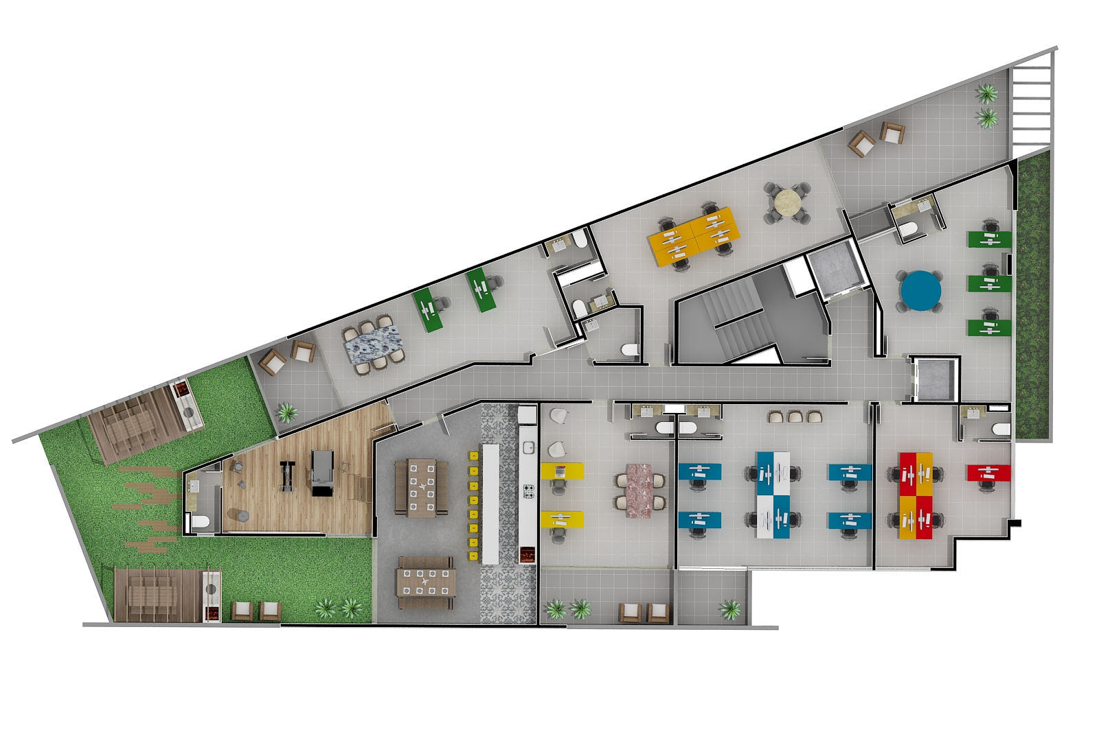 Planta 12 de Skyline Blue